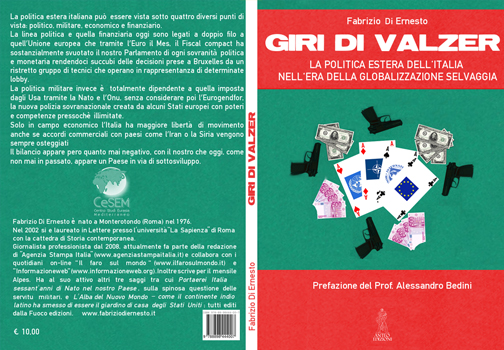Nuovo libro Cesem: Giri di Valzer, la politica estera dell’Italia nell’era della globalizzazione selvaggia