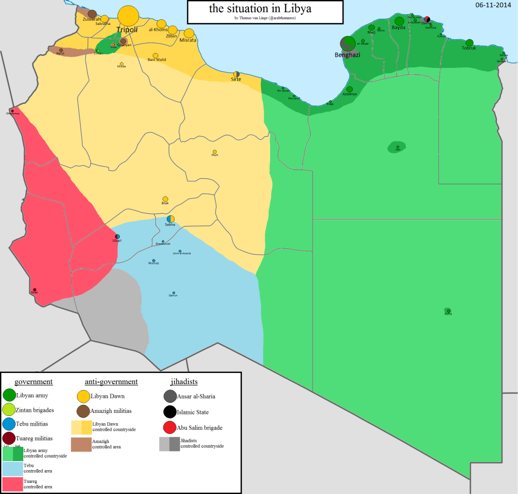 Libia-attori-interni-Mappa