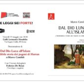 #SaveTheDate | Venerdì 19 maggio 2023 18h30 A Roma | Presentazione libro "Dal Dio Luna all'Islam