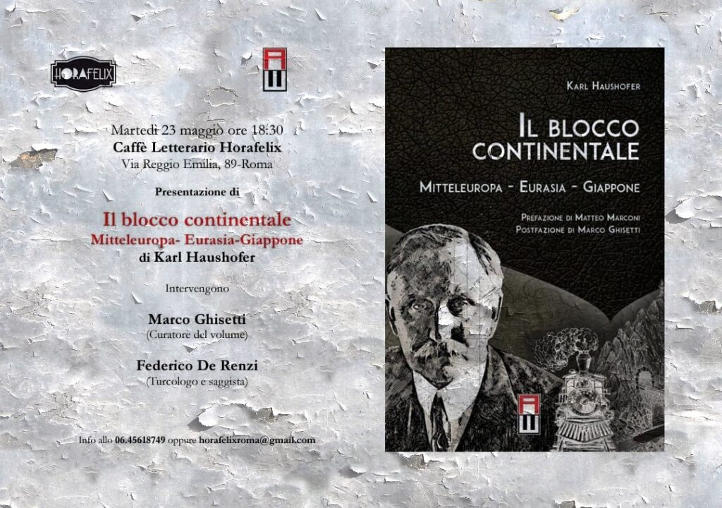 #SaveTheDate | Martedi 23  maggio 2023 18h30 A Roma | Presentazione libro “Il Blocco Continentale”