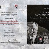 #SaveTheDate | Martedi 23  maggio 2023 18h30 A Roma | Presentazione libro "Il Blocco Continentale"